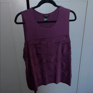 Ann Taylor Rich Plum Tank Top